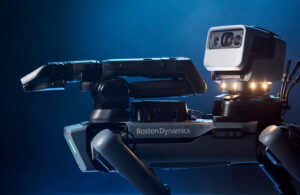Boston Dynamics' Spot quadruped with the new Spot Cam 2.
