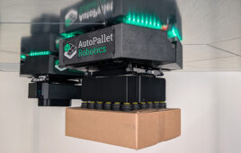 hero image of the autopallet robot.