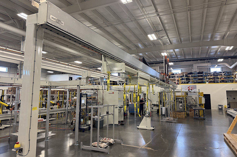 Gantry-based robotics such as this can provide flexibility, says Bell-Everman.