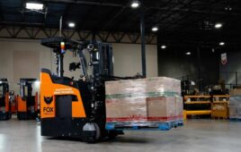 Fox Robotics' FoxBot autonomous forklift.