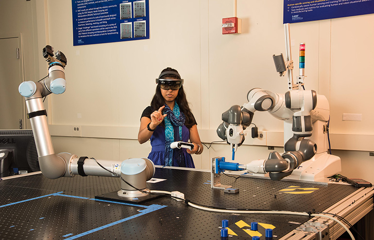 NIST has studied human-robot interaction.