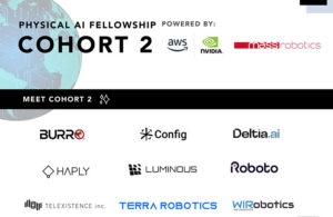 MassRobotics, NVIDIA, and AWS announced Cohort 2 of their Physical AI Fellowship Program.