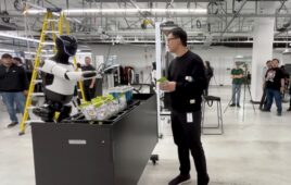 Humanoid robots such as Tesla's Optimus, shown, need to evolve from industrial to more general applications.