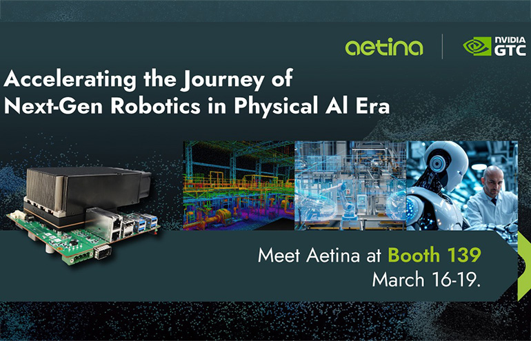 Aetina shows 3D vision and enterprise generative AI at GTC 2026