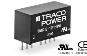The new TMR 8WI DC/DC converter from TRACO Power.