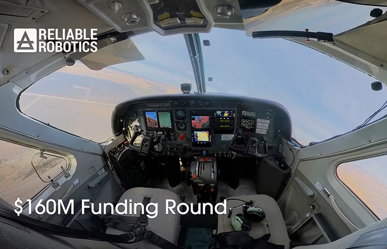 Imagen de la noticia: Reliable Robotics recauda fondos para aviones totalmente automatizados (The Robot Report)