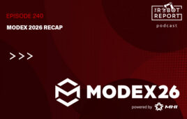 podcast logo with the modex 2026 logo.