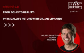 headshot of jan liphardt and the podcast logo.