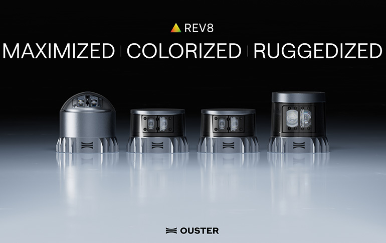 The Rev8 sensor family, shown here, is automotive-grade, cybersecure, and designed for functional safety.