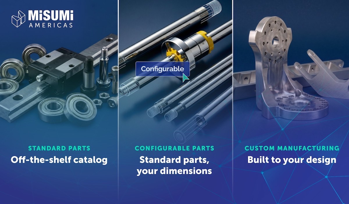 MISUMI and Fictiv offer designers and manufacturers a range of robot parts at scale.