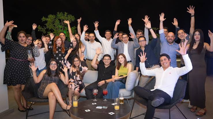 The U.S. team celebrates its global launch.
