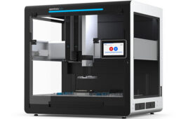 The Opentrons Flex lab automation, shown here, is getting software to be more compliant with FDA regulations.