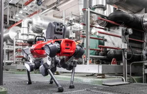 A quadruped inspection robot. GE Vernova has worked with ANYbotics to automate energy asset inspections.