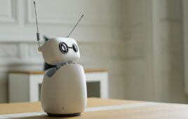 Hugging Face's Reachy Mini robot.