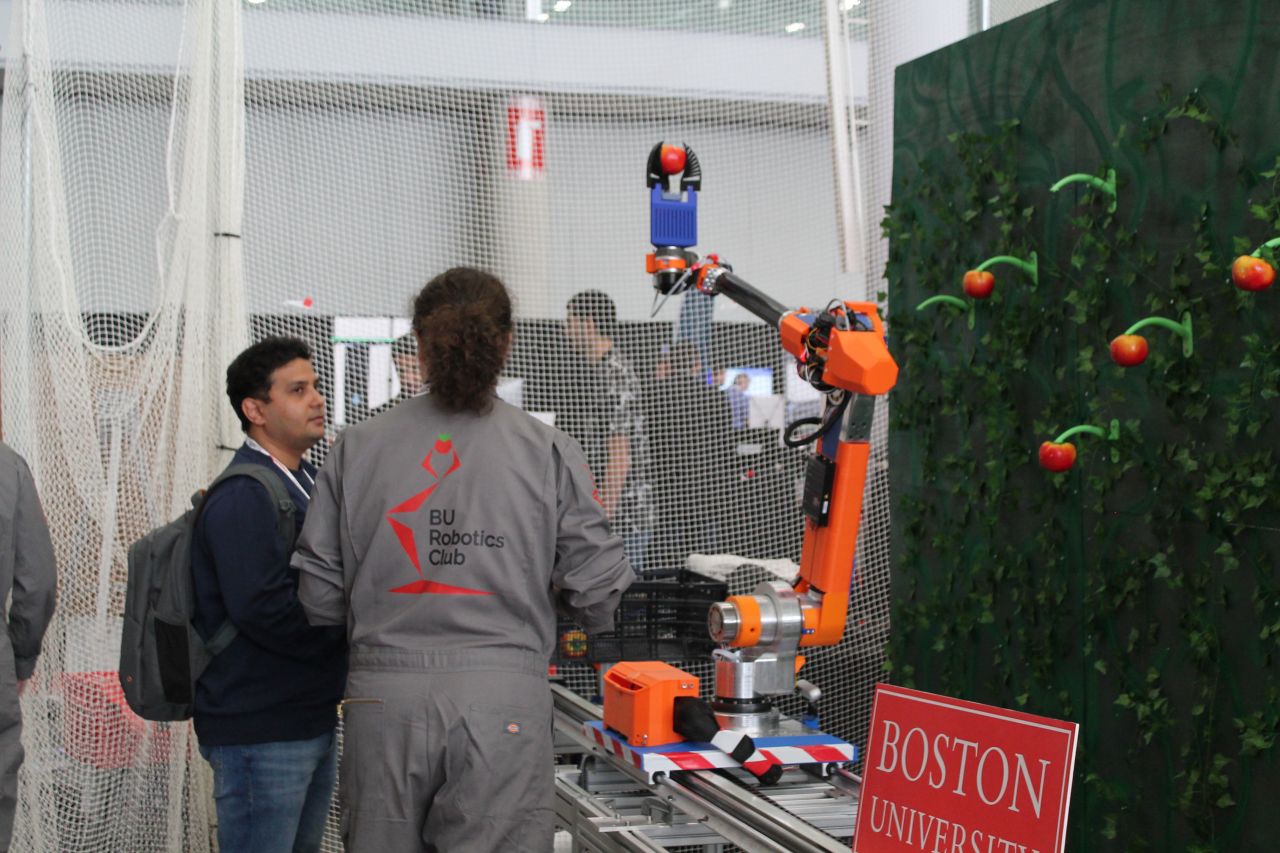 Boston University's AGROBOT T.O.M. won First Place in the 2026 Form & Function Robotics Challenge.