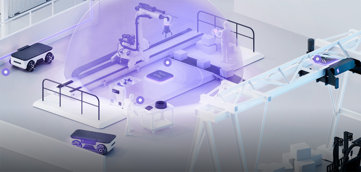 AWL Electricity provides wireless charging for a range of robots, as seen in this schematic.