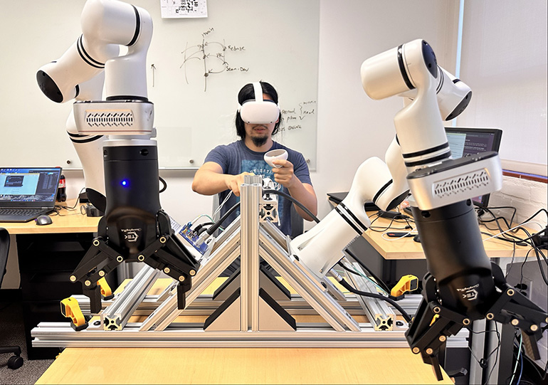 Autonomique uses teleoperation based on SRI research.
