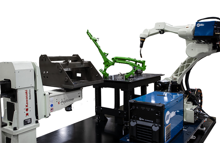 The BA013L arc welding cell.