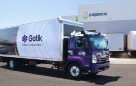 A Gatik autonomous truck.