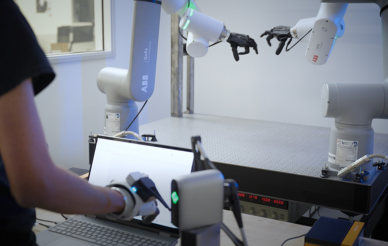 ABB Robotics' GoFa helps test PSYONIC’s Ability Hand for robotics, combining touch sensing, compliant design, and human-derived training data.