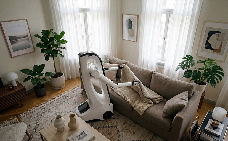 The MiPA mobile manipulator is designed for household use, says NEURA Robotics.
