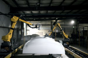 Evaluating humanoids for surface finishing applications