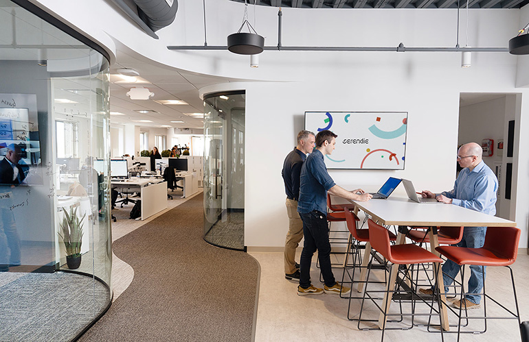 Mitsubishi has designed its digital transformation hub, shown here, to accelerate digital transformation.