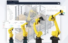 Vention's AI-powered automation platform enables FANUC industrial and collaborative robots to autonomously generate collision-free motion paths while providing integrated monitoring and remote support capabilities that simplify deployment and ongoing operation across a wide range of manufacturing applications. (CNW Group/Vention Inc.)