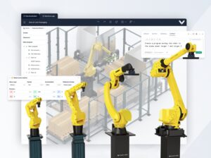Vention's AI-powered automation platform enables FANUC industrial and collaborative robots to autonomously generate collision-free motion paths while providing integrated monitoring and remote support capabilities that simplify deployment and ongoing operation across a wide range of manufacturing applications. (CNW Group/Vention Inc.)