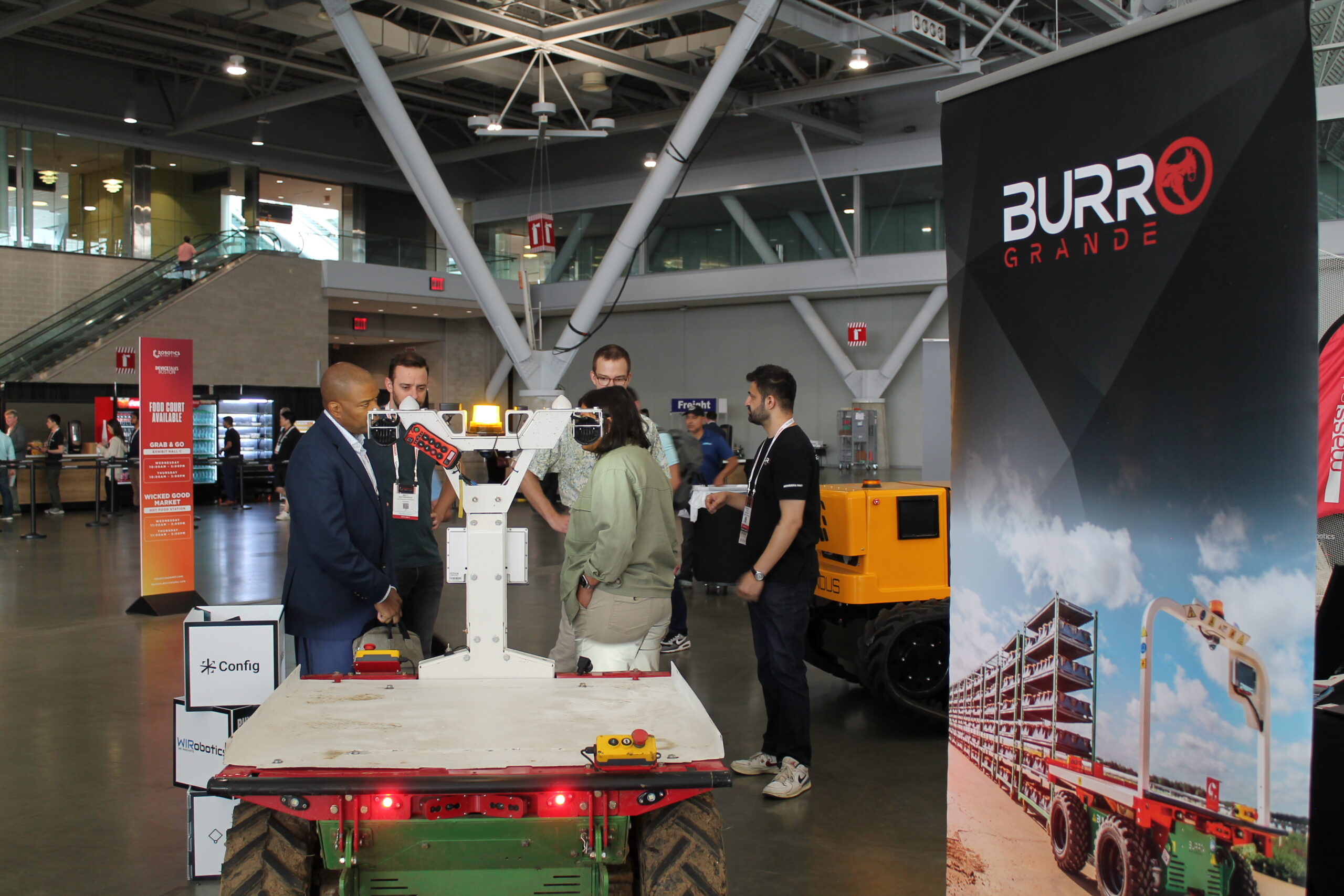 Burro brought a field robot to Boston.