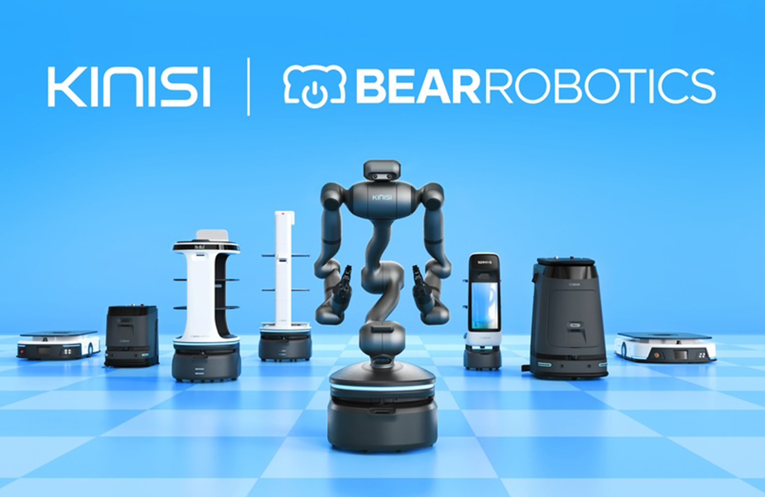 Bear's service robots and Kinisi's mobile manipulator.