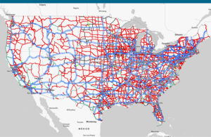The U.S. National Highway System.