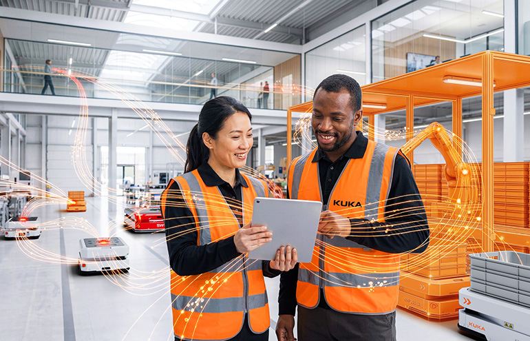 KUKA AMP is designed as an open, modular API platform and initially focuses on autonomous, mobile robots.