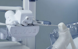 ENvue Drive demonstrating inserting a feeding tube into a patient.