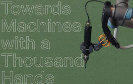 A graphic that says "Towards machines with a thousand hands."