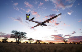 Quantum Systems' Trinity Pro, an eVTOL fixed-wing mapping drone.