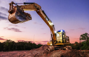 TerraFirma’s semi-autonomous excavator at work.