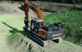 A terrain mesh illustrating Gravis Robotics' sensing capabilities.