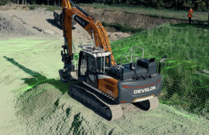 A terrain mesh illustrating Gravis Robotics' sensing capabilities.