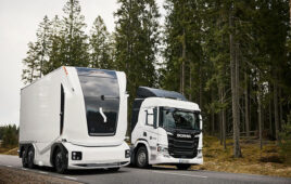 Einride and DAF Trucks are combining autonomous and electric trucking.