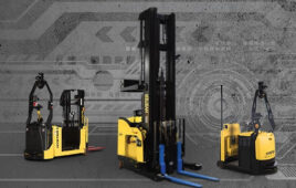 Hyster makes mobile robots for manufacturers.