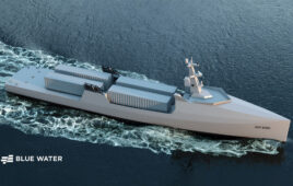 Blue Water Autonomy's Liberty Class is a 190-foot steel autonomous ship.
