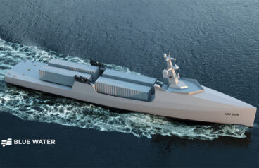 Blue Water Autonomy's Liberty Class is a 190-foot steel autonomous ship.
