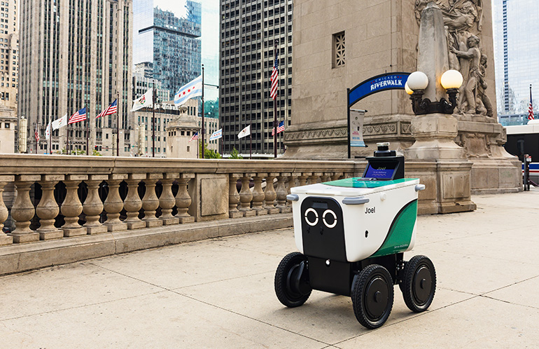 Serve Robotics expanded deliveries to Chicago last year with Uber.