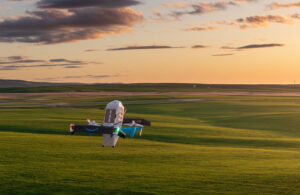 With Prime Air, Amazon uses drones to deliver groceries, electronics, cosmetics, medications, and household products.