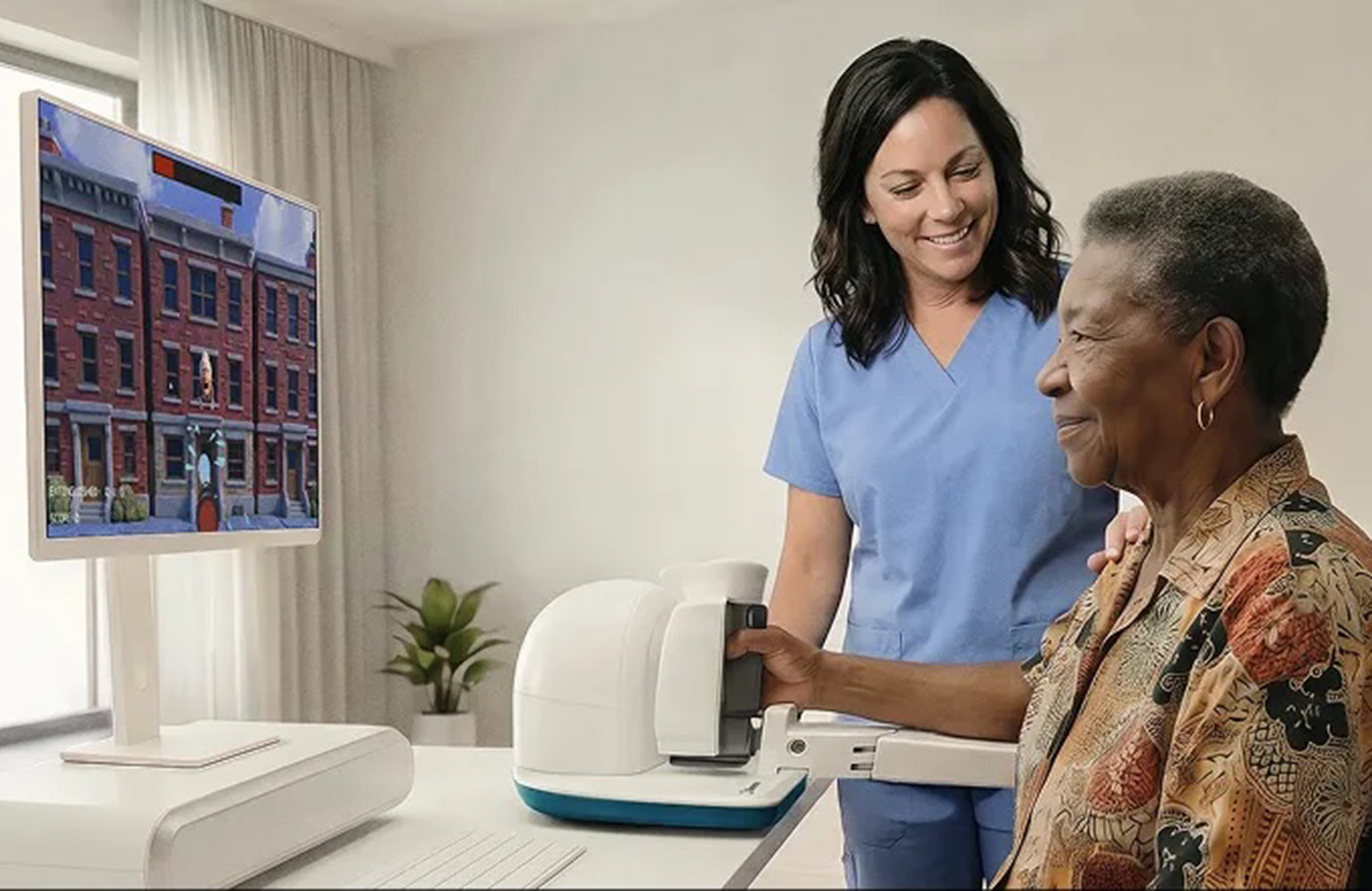 Bioxtreme's Plaxtreme system applies motor Error Augmentation forces in a combined environment, enhanced by game-based therapy practices that increase patient engagement and motivation.