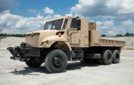 hero image of a MILCOTS platform, armored cab vehicle.