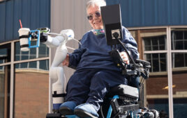 A person using ATDev's RAMMP system.