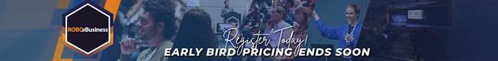 SITE AD for the 2026 RoboBusiness call for speakers