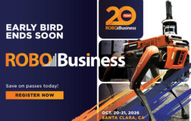 A promotional image for RobBusiness.